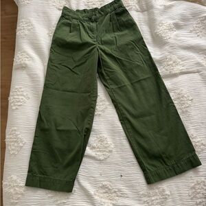 Crewcuts Girls Olive Green Pants Chino Size 8